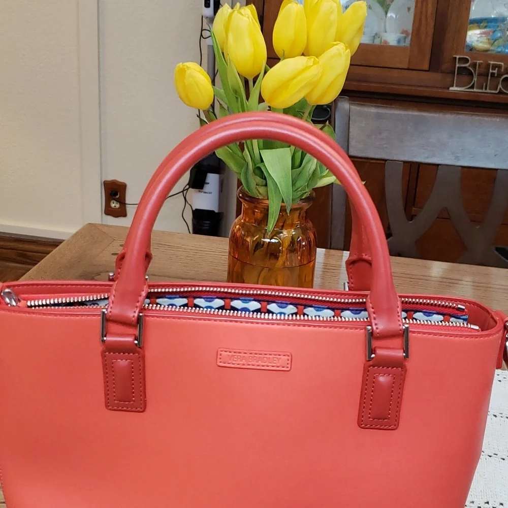 NWT Vera Bradley Composition Satchel/Crossbody - Picture 8 of 13